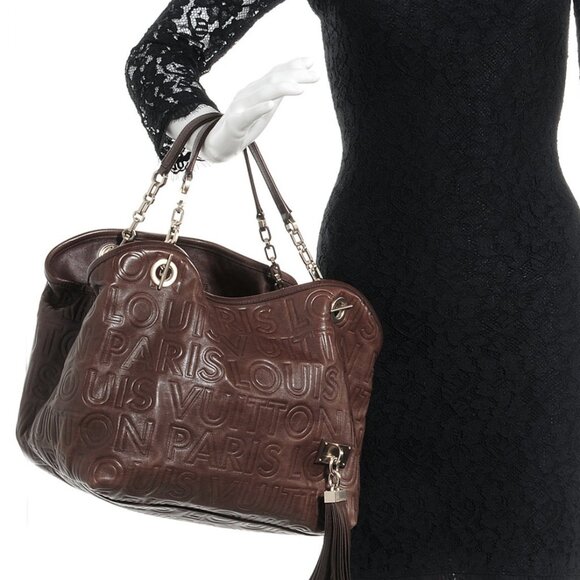 Louis Vuitton Paris Whisper Souple Monogram Leather Bag - Picture 16 of 16